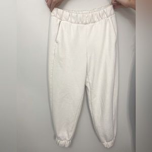 White/Cream Cozy Sweatpants